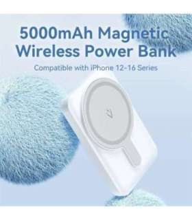 POWER BANK WRL 5000MAH 20W/MAGNETIC BLACK FHSB0 VENTION
