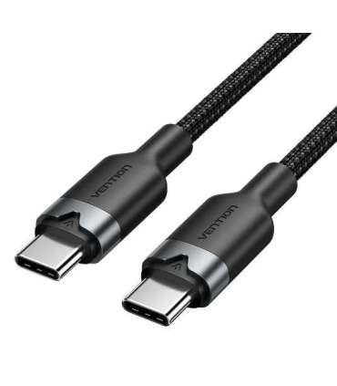 CABLE USB-C TO USB-C/1M BLACK TRDBF VENTION