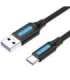 CABLE USB-C TO USB2.0/1M PVC BLACK CORBF VENTION