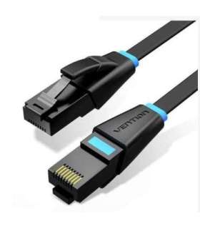 PATCH CABLE CAT.6 UTP/0.5M BLACK IBJBD VENTION