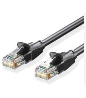 PATCH CABLE CAT.6 UTP/8M BLACK IBEBK VENTION