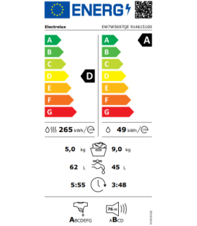 Washer-Dryer ELECTROLUX EW7W5697QE