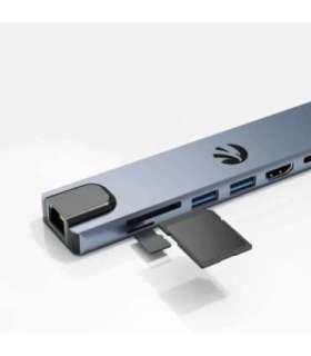 Hawk HW-HUB801 8in1 Adapter USB-C