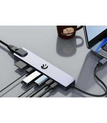Hawk HW-HUB801 8in1 Adapter USB-C