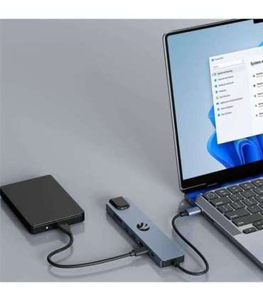 Hawk HW-HUB801 8in1 Adapter USB-C