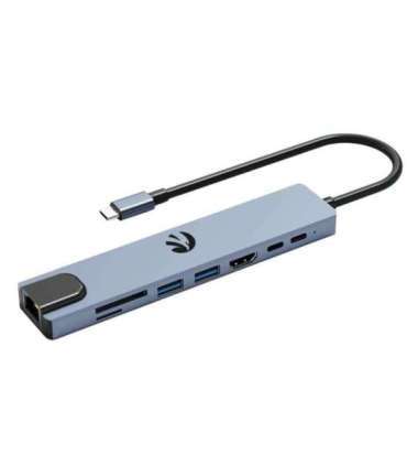 Hawk HW-HUB801 8in1 Adapter USB-C