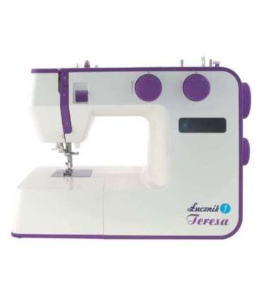 ŁUCZNIK TERESA sewing machine, white-violet