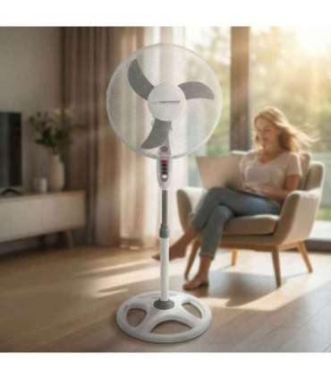 Esperanza EHF002WE, 16 '' standing fan, White and Gray