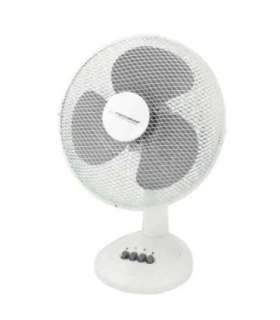 Esperanza EHF003WE, 12'' desk fan, White and Gray