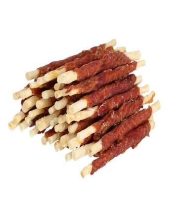 HILTON Duck wrap white rawhide stick - dog chew - 500g