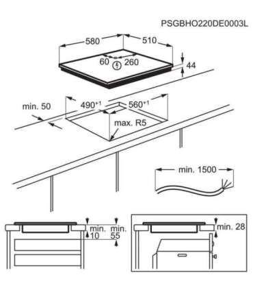Hob ELECTROLUX KIS62453I