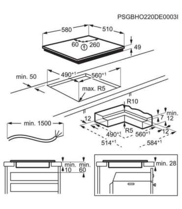 Hob ELECTROLUX KIS62453I