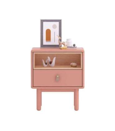 Öökapp IRIS 48x40xH55cm, roosa