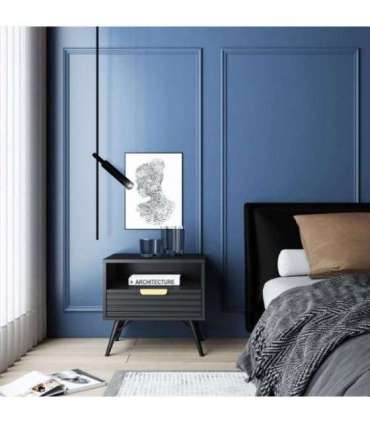 Öökapp PIXAR 45x35xH50cm, must