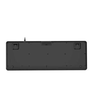 GEMBIRD SLIM WIRED BACKLIGHT KEYBOARD BLACK, US LA