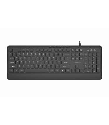 GEMBIRD SLIM WIRED MULTIMEDIA KEYBOARD BLACK, US