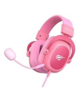 Havit H2002d Headset Wired Head-band Gaming Pink