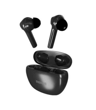 Maxell Dynamic+ wireless headphones with charging case Bluetooth black