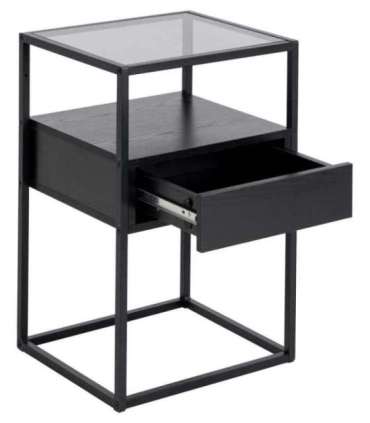 Öökapp RANDOLF 40x35xH60cm, must