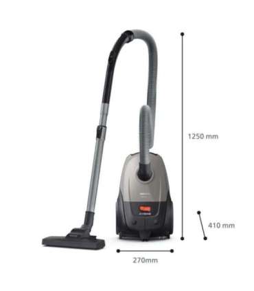 Vacuum Cleaner|PHILIPS|Input power 850 W|Dust capacity 3 L|Cylinder vacuum|Cleaning type Dry|Dust container Dust bag|Colour B