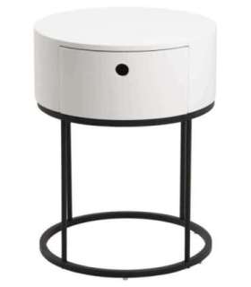 Öökapp POLO D40xH51cm, valge, MDF, metall