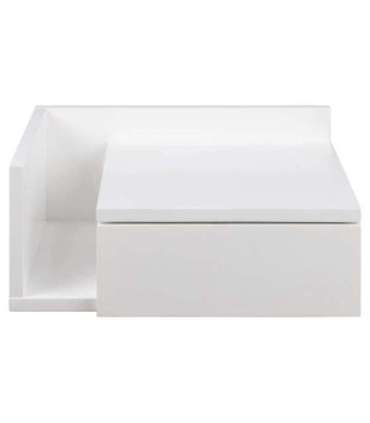 Öökapp ASHLAN 40x32xH16,5cm, valge