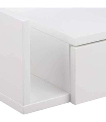 Öökapp ASHLAN 40x32xH16,5cm, valge