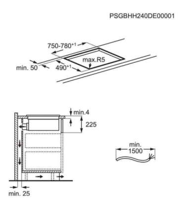 Hob and Hood (2in1) ELECTROLUX ECC8344
