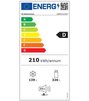 Fridge LG GBBW322DPY