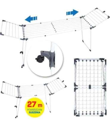 PROMIS MONZA laundry dryer, extendable + 2 large wings