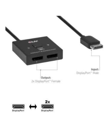 VIDEO SWITCH DP 2IN-1/CSV-1009 CLUB3D