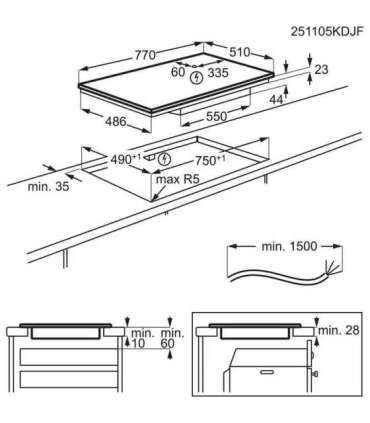 Hob ELECTROLUX EIS82550I