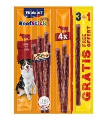 VITAKRAFT Beef Stick Beef - dog treat - 3+1