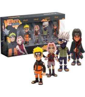 Set of 4 Naruto Shippuden Minix 7cm figures