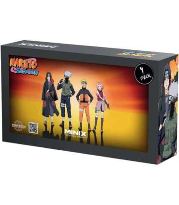 Set of 4 Naruto Shippuden Minix 7cm figures