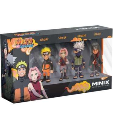 Set of 4 Naruto Shippuden Minix 7cm figures