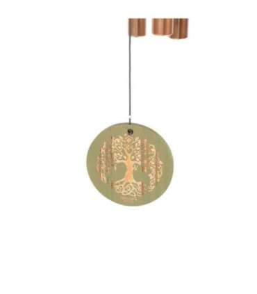 Tuulekell NATURE'S MELODY H82cm, kuldne/roheline