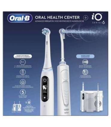 Oral-B Electric Toothbrush iO6 & OxyJet Rechargeable For adults Number of brush heads included 2 Number of