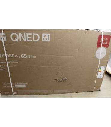 SALE OUT. LG 65QNED80A3A 65 Smart TV webOS UHD DAMAGED PACKAGING