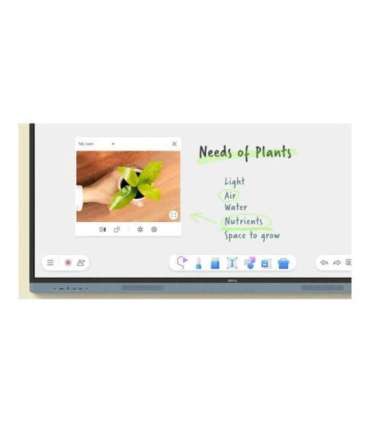 Benq RM7504 Interactive Flat Panel 75 " 450 cd/m² Landscape Android Wi-Fi 50000:1 8 ms