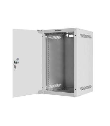 Lanberg Rack cabinet 10" wall-mount 9U/280x310 (flat pack) with glass door WF10-2309-10S Gray