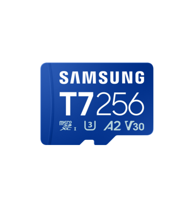 Samsung MicroSD card T7 256 GB microSDXC Flash memory class U3, V30, A2