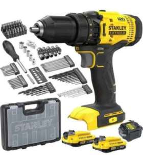 Stanley Screwdriver Kit, 18 V, 2 Ah accumulator SFMCD700D2A-QW