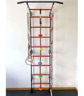 Детская шведская стенка RESTPRO® KID-1 grey-red