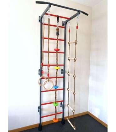 Swedish wall for children RESTPRO® KID-1 grey-red