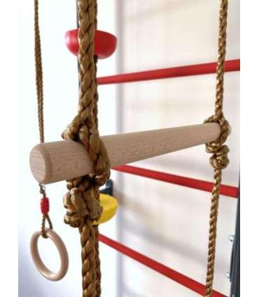 Swedish wall for children RESTPRO® KID-1 grey-red