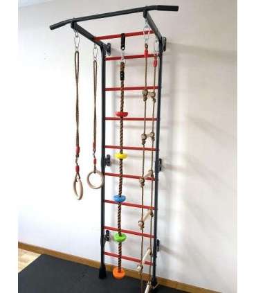 Swedish wall for children RESTPRO® KID-1 grey-red