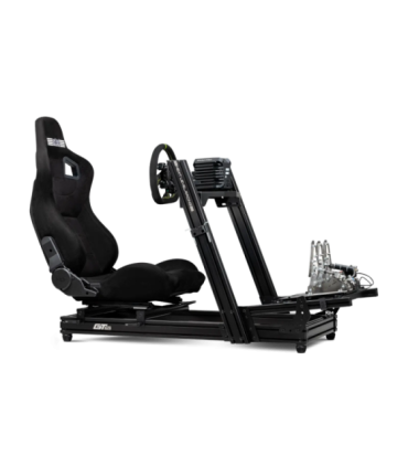 Next Level Racing Aluminium Simulator Cockpit, Wheel Plate Edition GTElite Lite Black