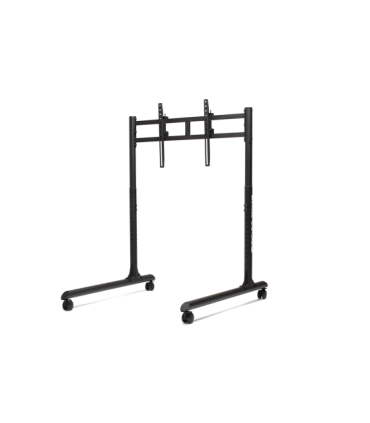 Next Level Racing Floor stand Round Tube Freestanding Single Monitor Stand Up to 65 " Height adjustment, Tilt |