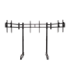Next Level Racing Floor stand Round Tube Freestanding Single Monitor Stand Up to 3x43 " Height adjustment, Tilt |